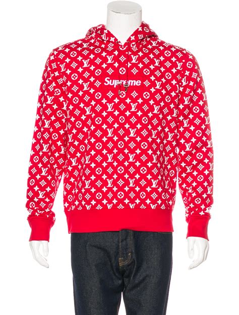 sudadera supreme x louis vuitton|louis vuitton sweatshirt.